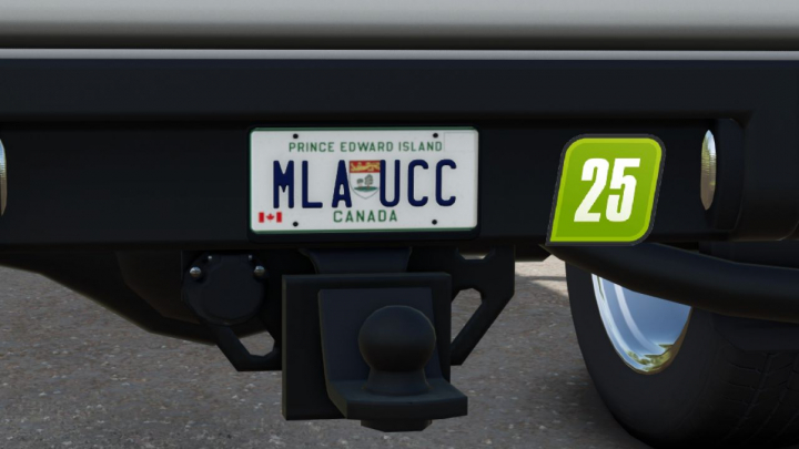 fs25-mods,  Prince Edward Island license plate V1.0