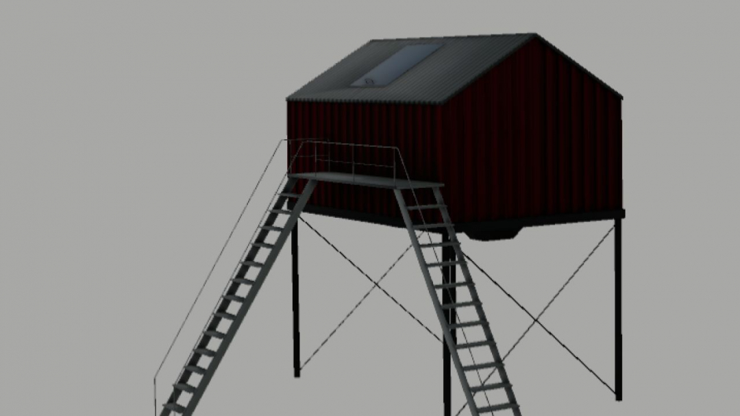 Animal stable + feed silo (Prefab) V1.0