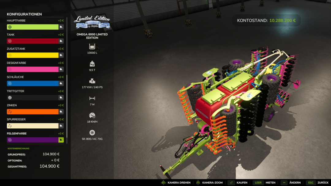 Bednar Omega 6000 Limited Edition V1.0