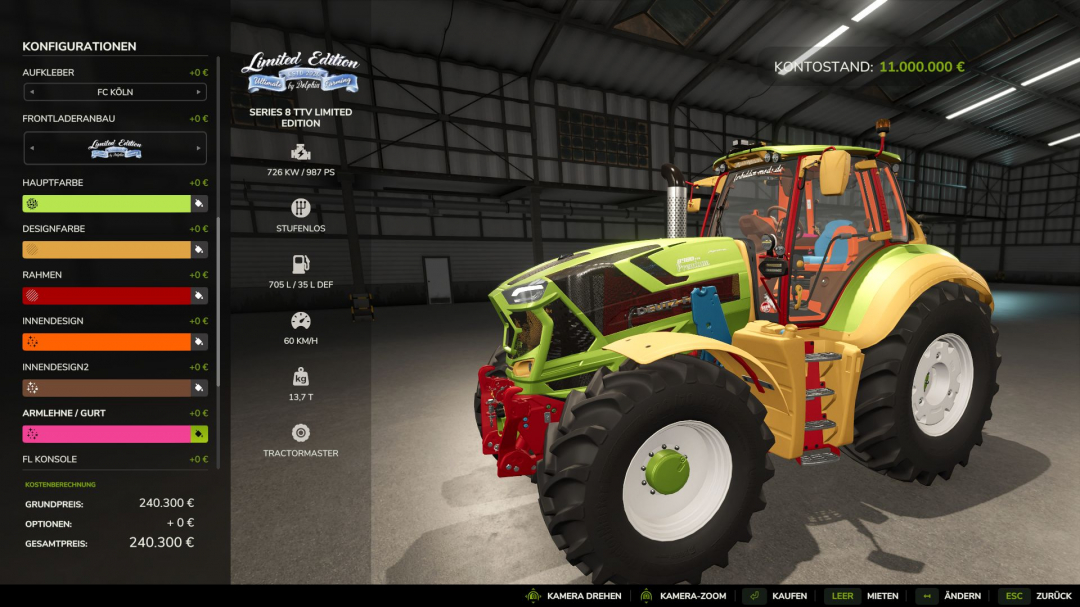 Deutz Series 8 8980 TTV Limited Edition V1.0