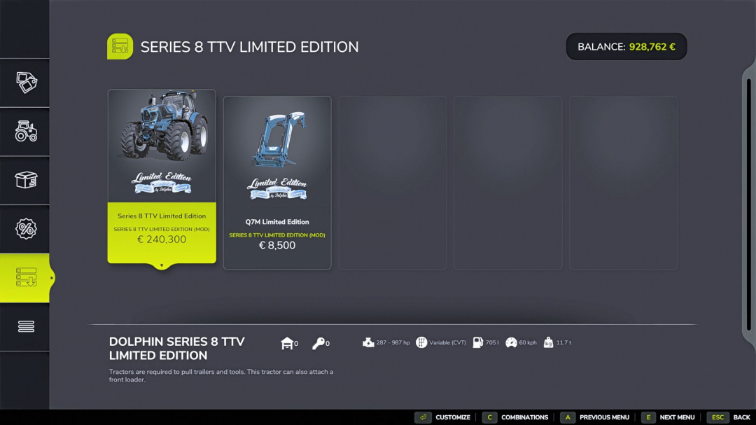 Deutz Series 8 8980 TTV Limited Edition V1.0