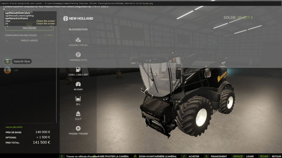 New Holland Black Edition V1.0