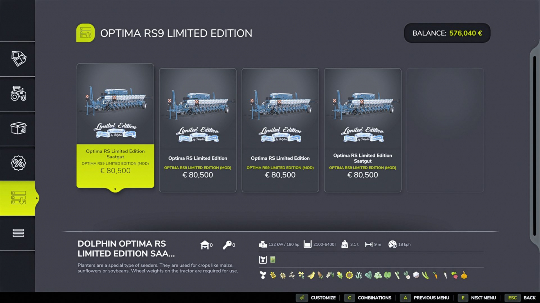 Optima RS Limited Edition V1.1