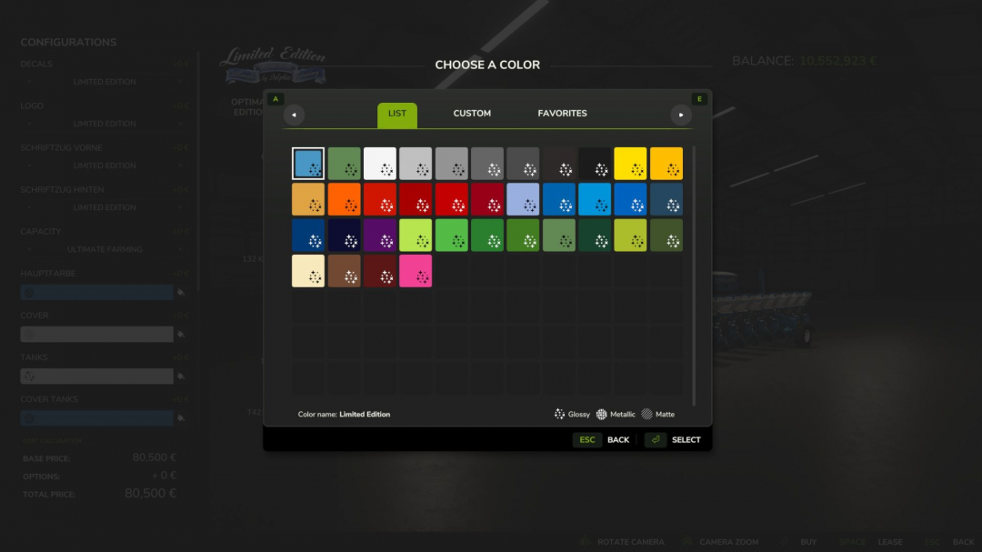 Optima RS Limited Edition V1.1