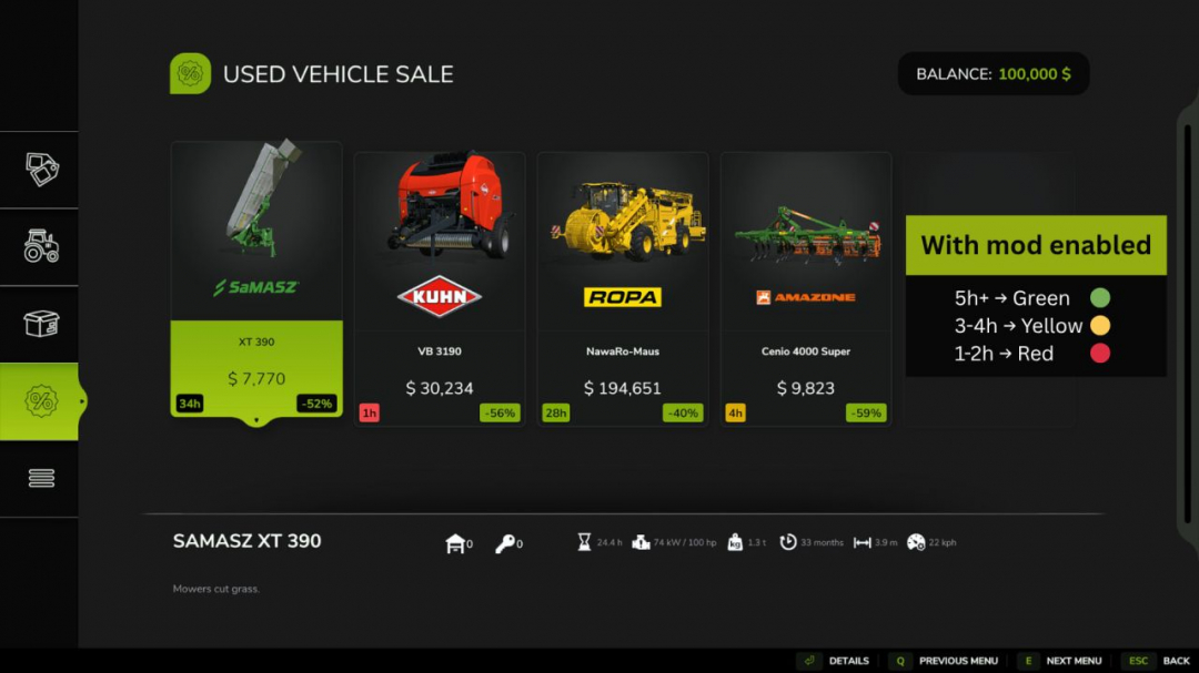 Used Sales Time Left V1.0