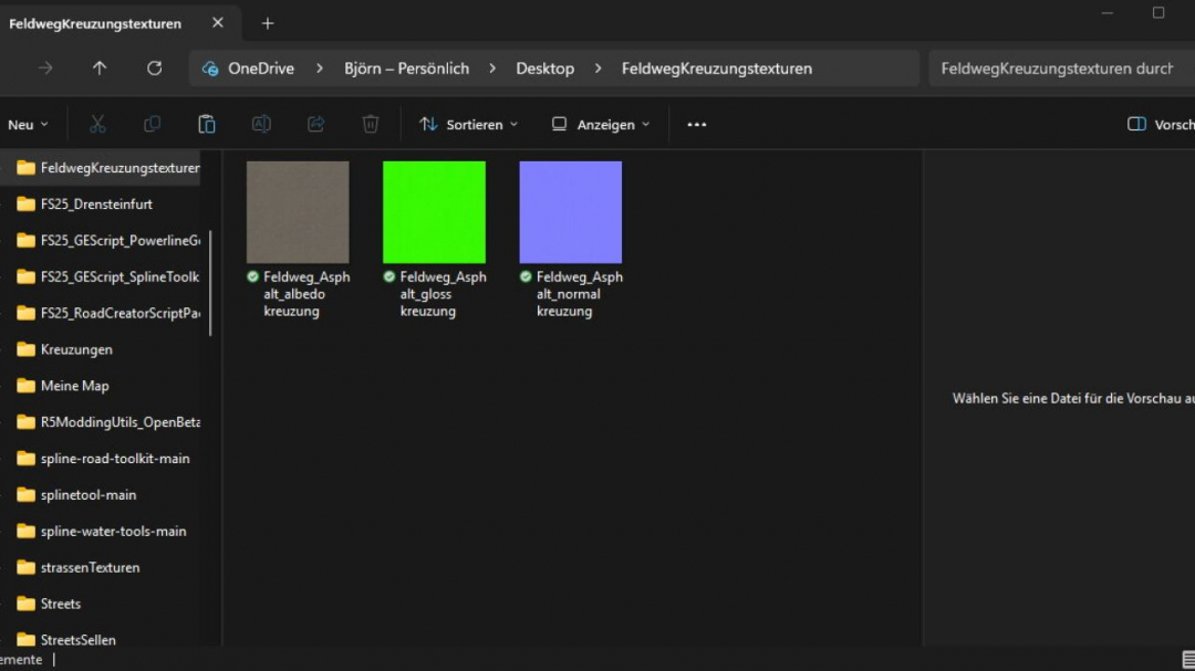 Intersection textures for the “Spline to Intersection” tool V1.0