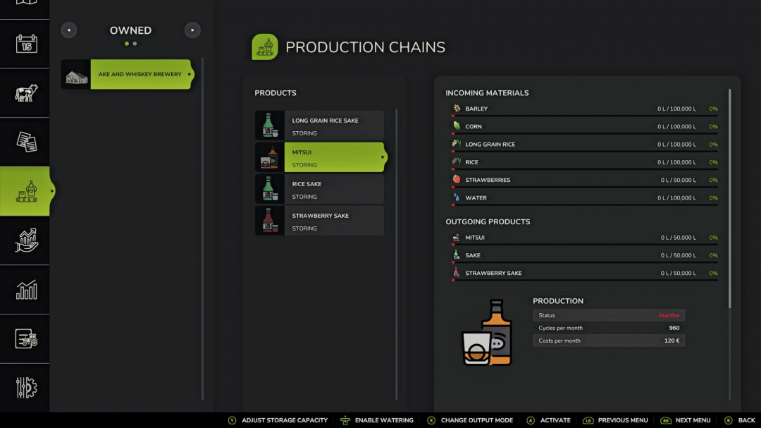 Japanese Whiskey And Sake Brewery V1.1