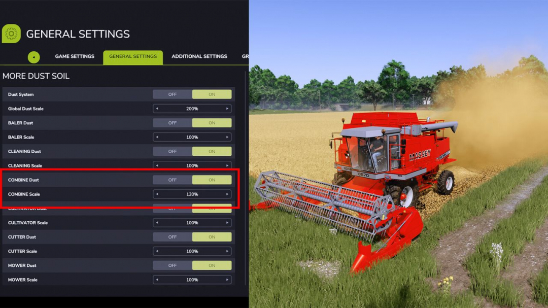 More Dust And Soil Settings V1.0
