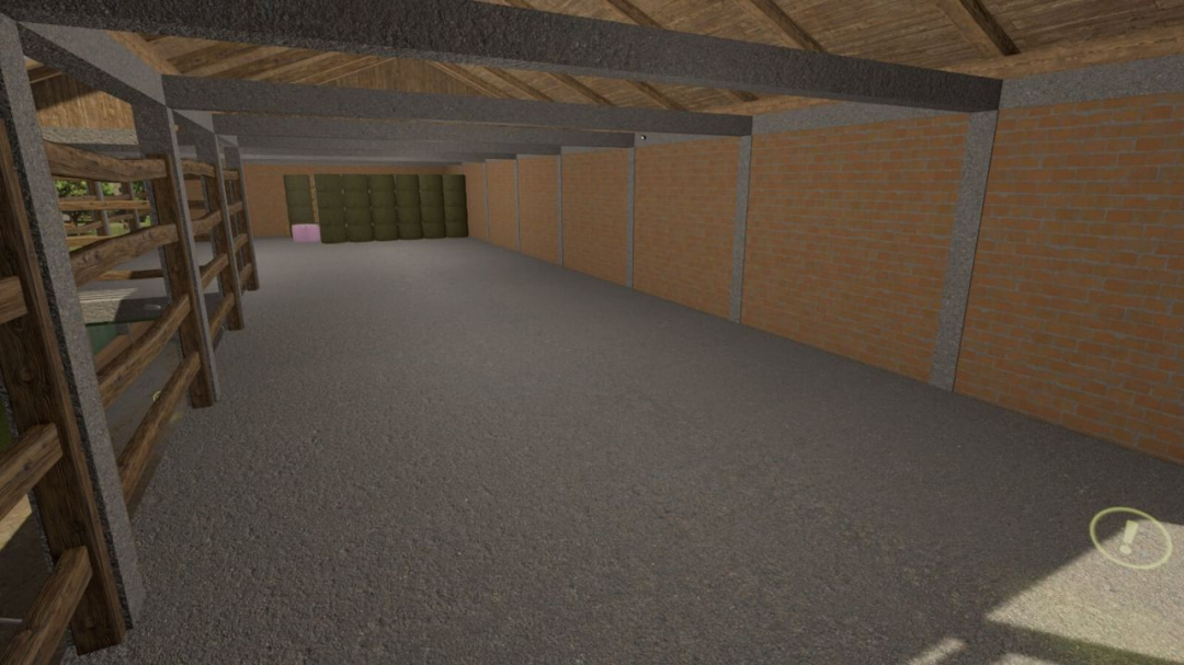 XXL Cow Barn With Bale Storage V1.0