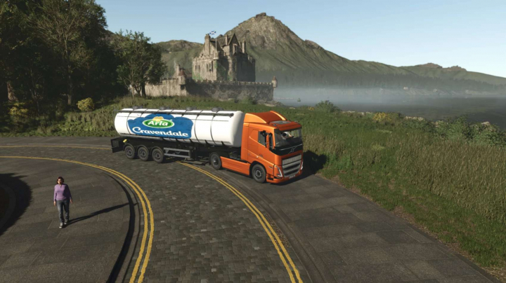 fs25-mods,  Cravendale Milk Tanker v1.0