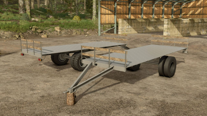 fs25-mods,  Homemade Bale Trailer V1.0.1