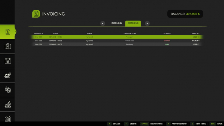 fs25-mods,  Invoices V1.1