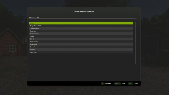 fs25-mods,  Production Schedule V1.1