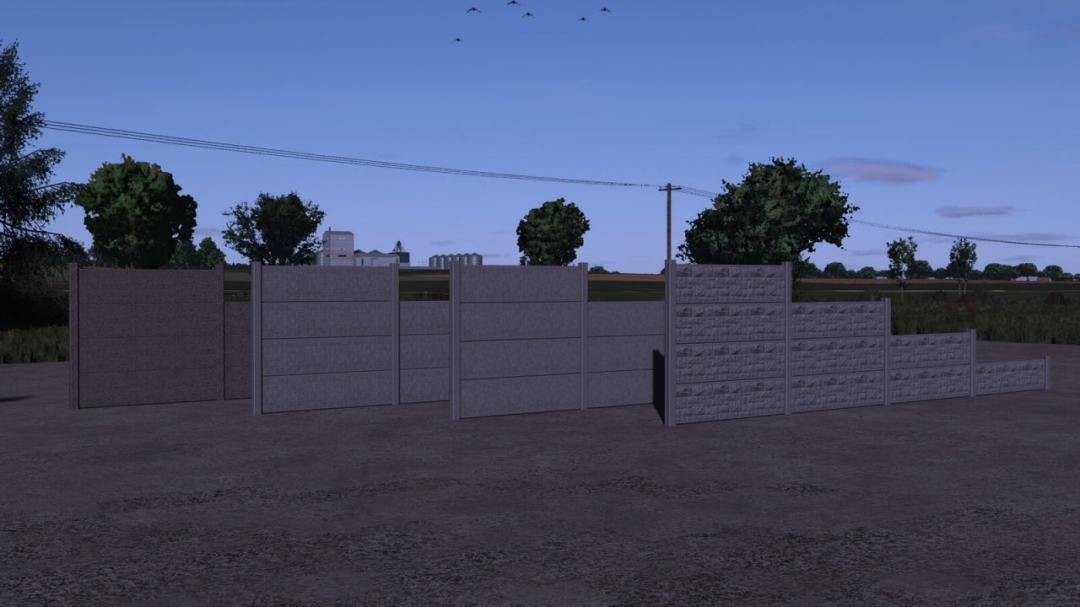 Concrete Fence Pack (Prefab) V1.0
