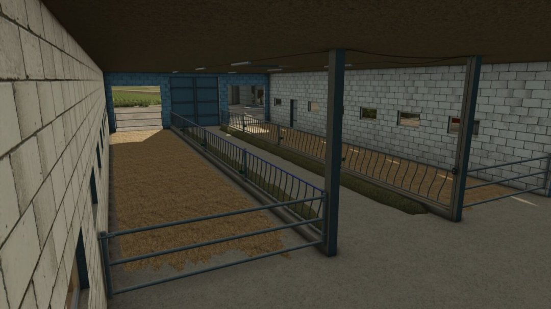 Cow Barn With Manure Plate V1.0