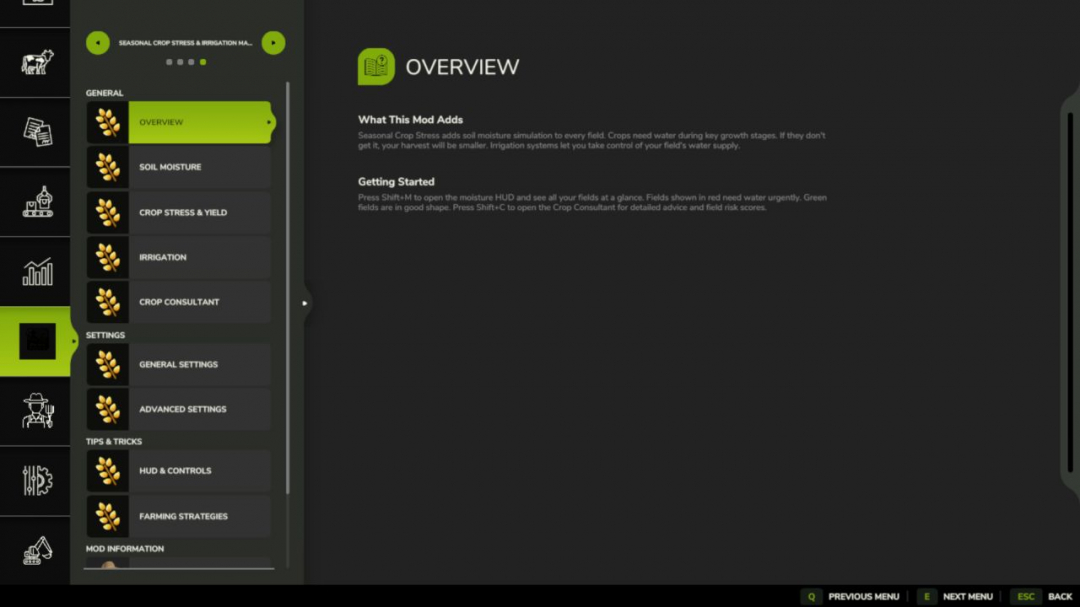 Seasonal Crop Stress V1.0.9.1
