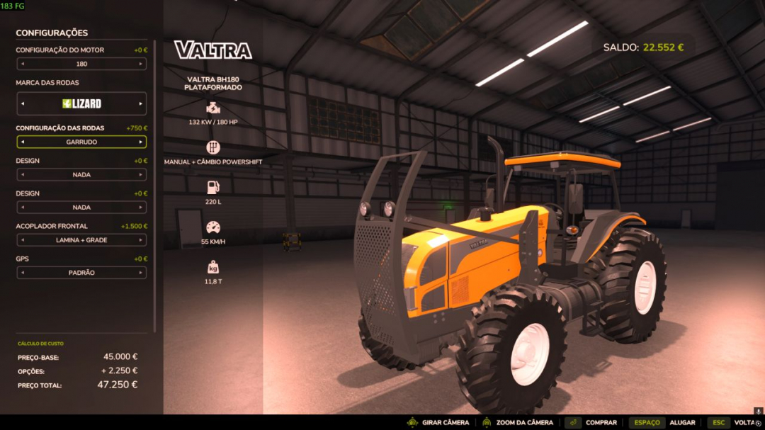 Valtra BH 180 205i v1.0