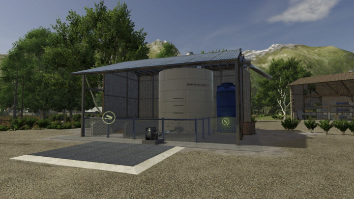 fs25-mods,  Fertilizer And Herbicide Production And Sales Outlet V1.0.1.1