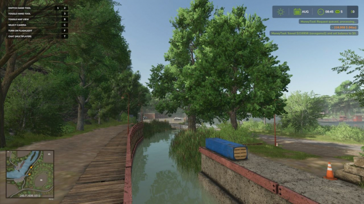 fs25-mods,  Multiplayer Money Pause Mod Server Side V1.0