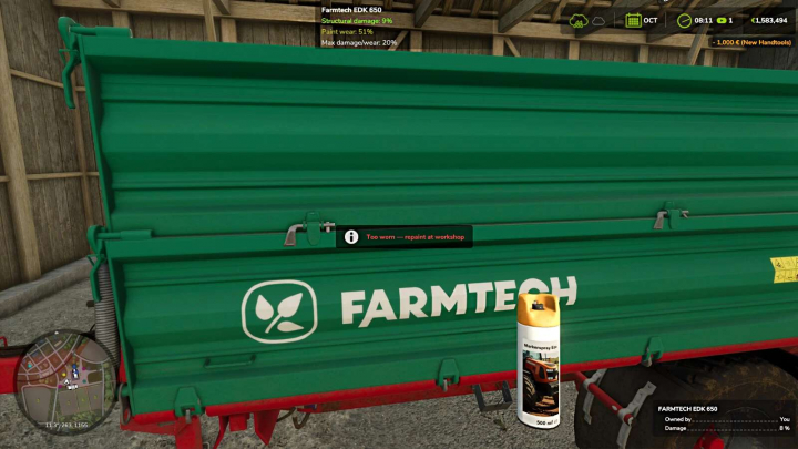 fs25-mods,  Self Fix And Repaint v1.0