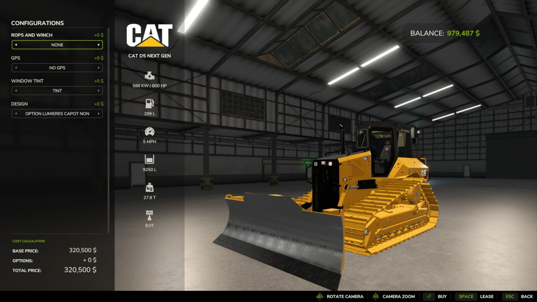 Caterpillar D5 Next Gen Dozer V1.0
