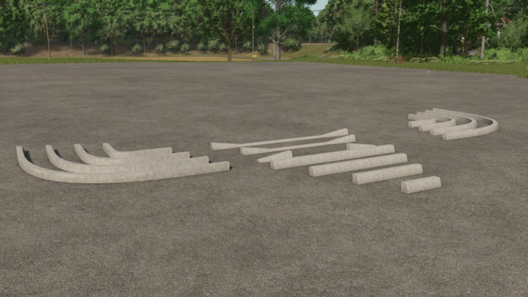 Concrete Curbs Pack V1.1