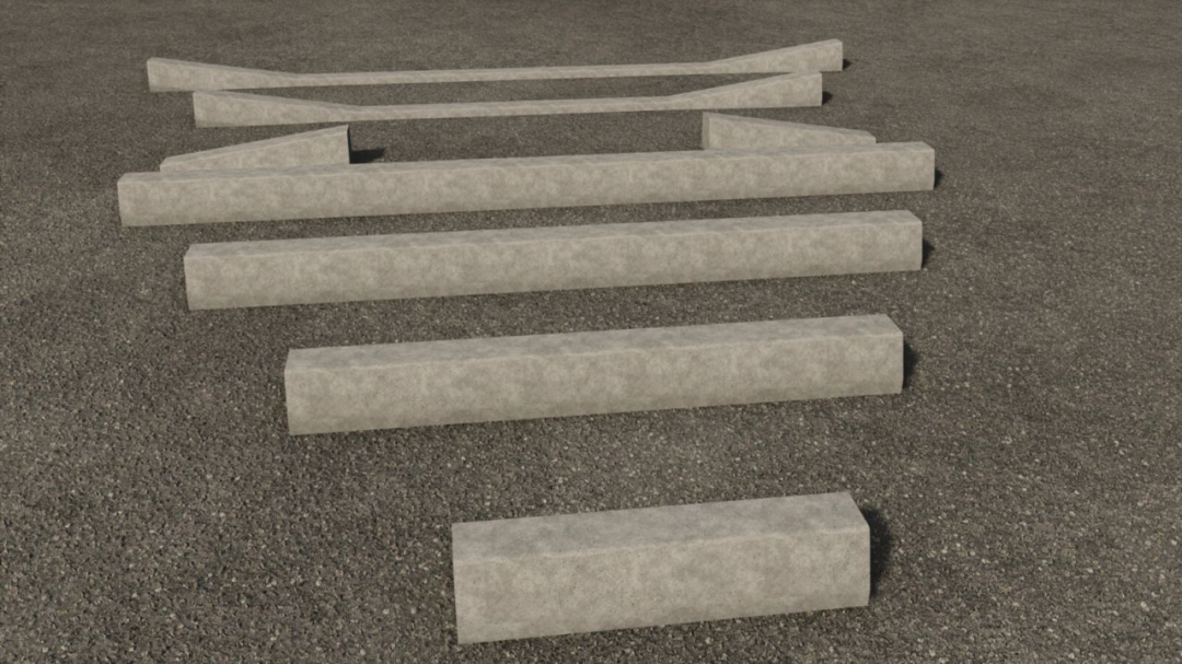 Concrete Curbs Pack V1.1
