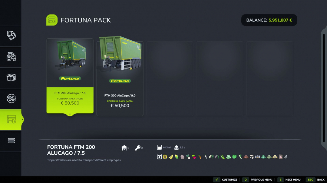 Fortuna Pack V1.0.0.1