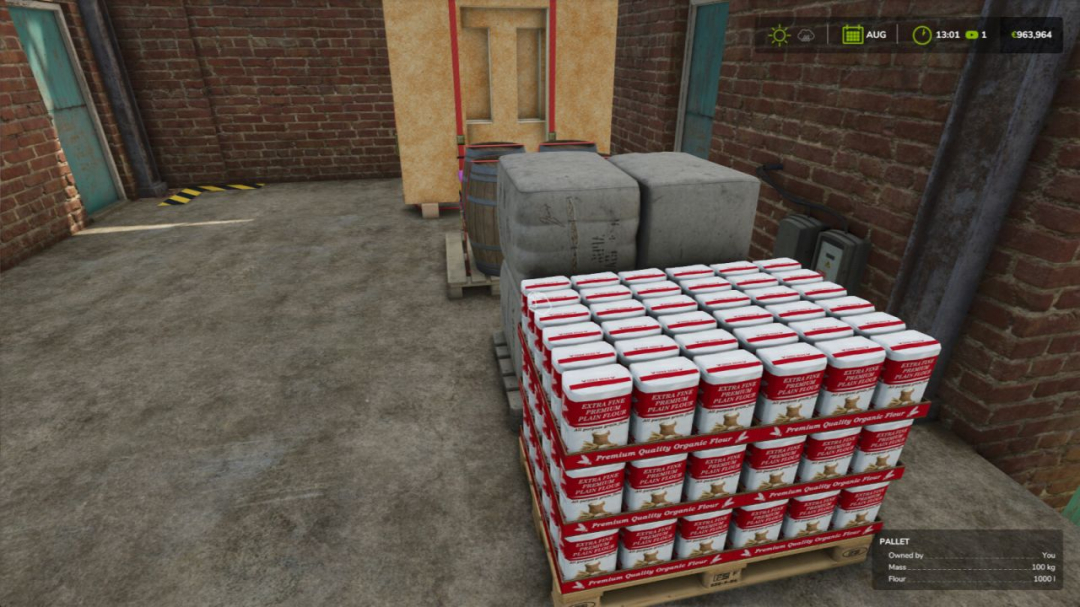 Liftable Pallets And Bales V1.0.5