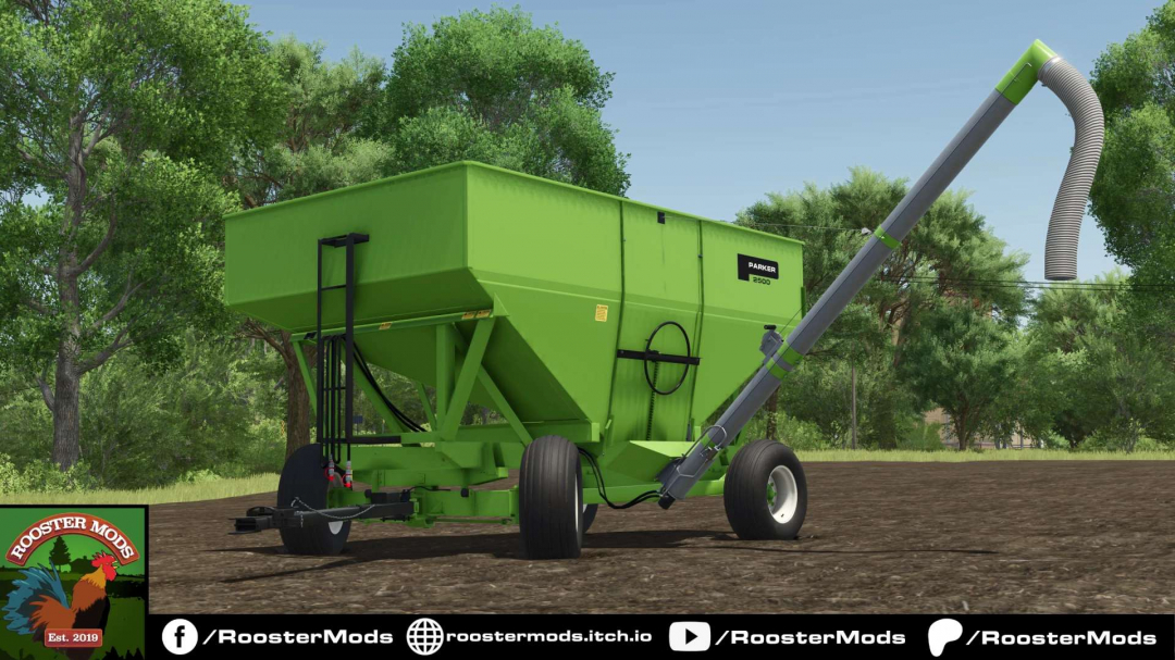 Parker 1400 Auger System on 2500 Gravity Wagon v1.0