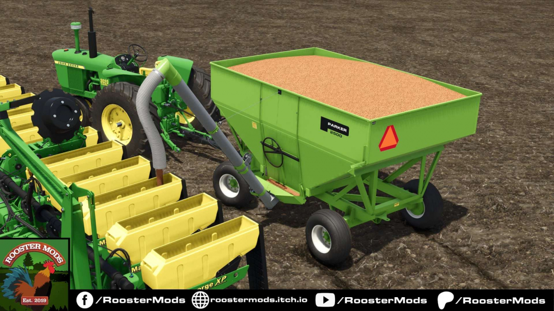 Parker 1400 Auger System on 2500 Gravity Wagon v1.0