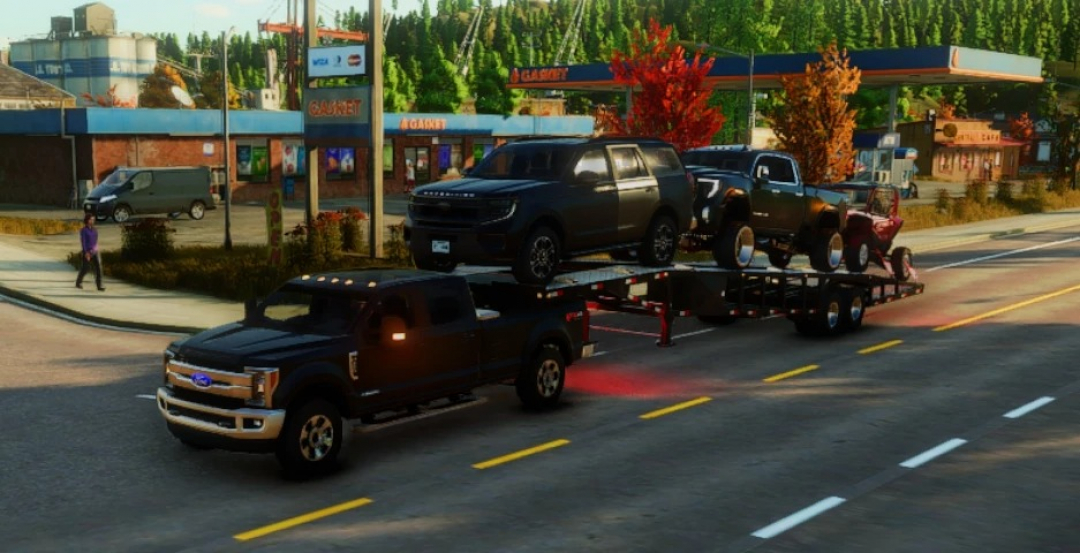 Sun Country Hauler Trailer Car Hauler v1.0