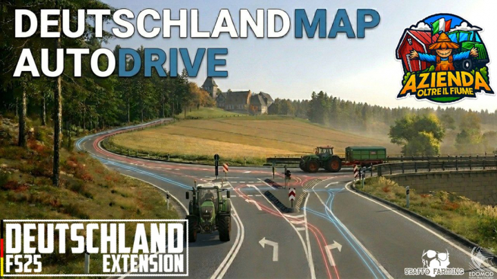 fs25-mods,  Autodrive Deutschland map V1.1