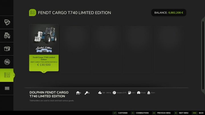 fs25-mods, Fendt Cargo T740 Limited Edition v1.0