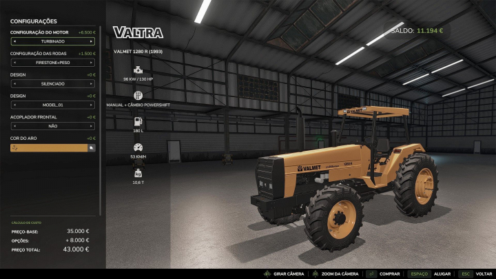 fs25-mods,  Valmet 1280 R V1.1