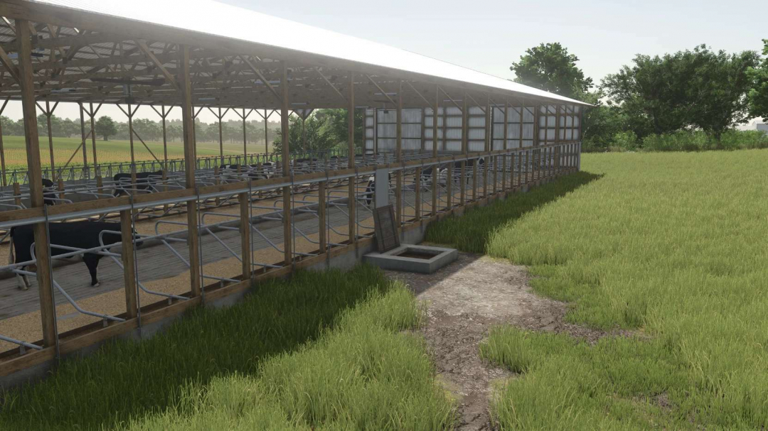 80x190ft Freestall Barn v1.0