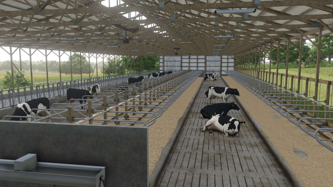 80x190ft Freestall Barn v1.0