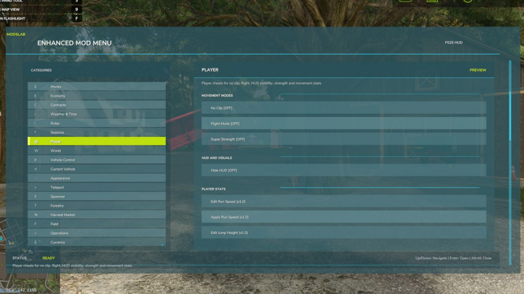 Enhanced Mod / Cheat Menu V1.2.0.1