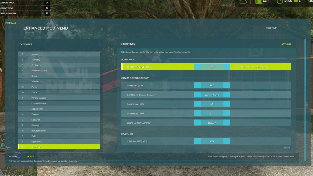 Enhanced Mod / Cheat Menu V1.2.0.1