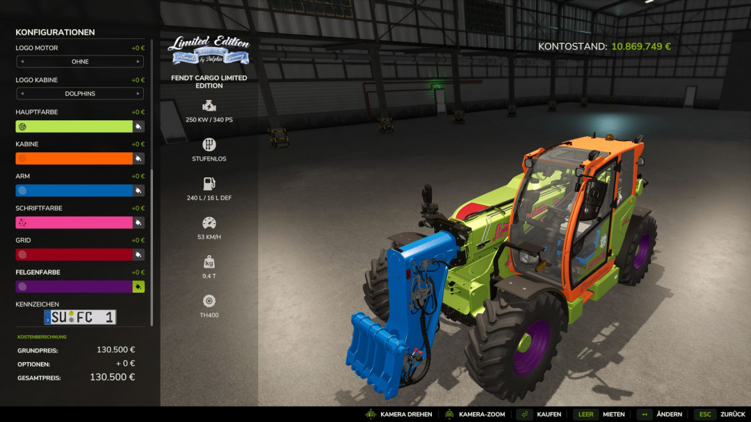 Fendt Cargo T740 Limited Edition v1.0