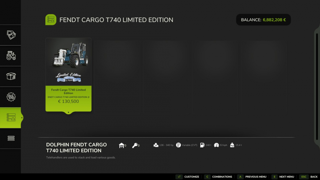 Fendt Cargo T740 Limited Edition v1.0