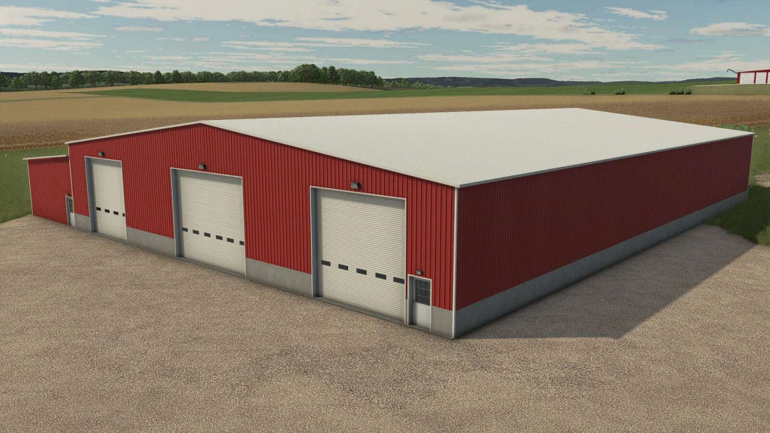 Large Metal Drive Thru Garage v1.0