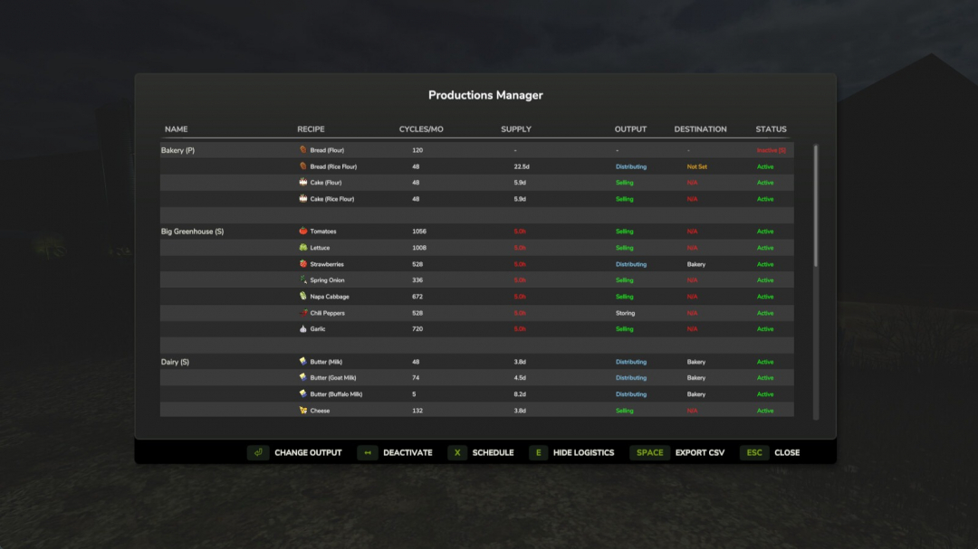 Productions Manager v1.0.0.1