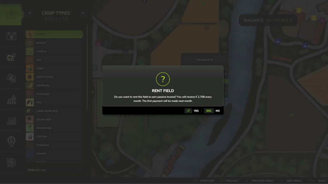 Rent Your Field v1.0