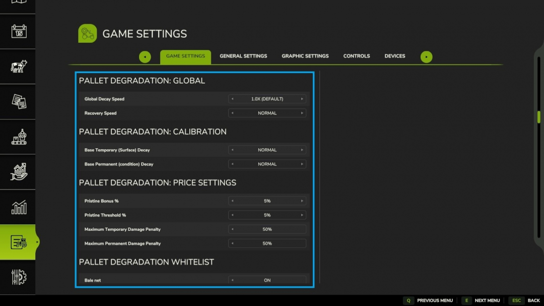 Storage Overhaul: Pallet Degradation System v1.0.0.1