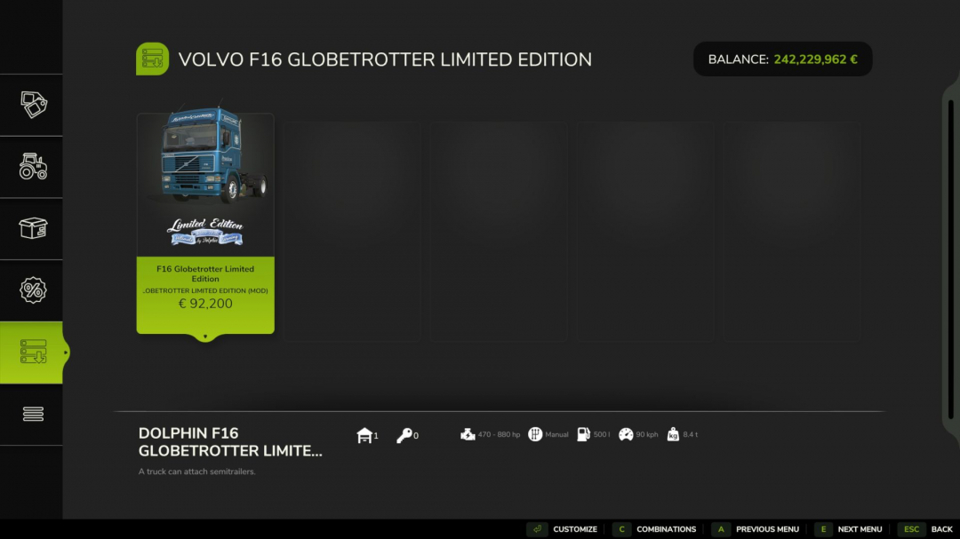 Volvo F16 Limited Edition v1.0