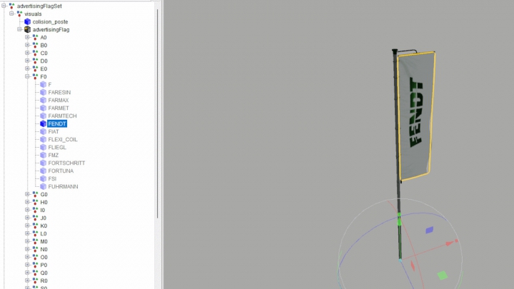 fs25-mods, XXL Flag Pack Prefab (Prefab*)