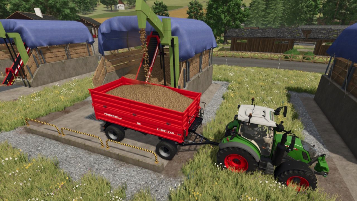 fs25-mods,  Root Crop / Wood Chip Storage V1.0