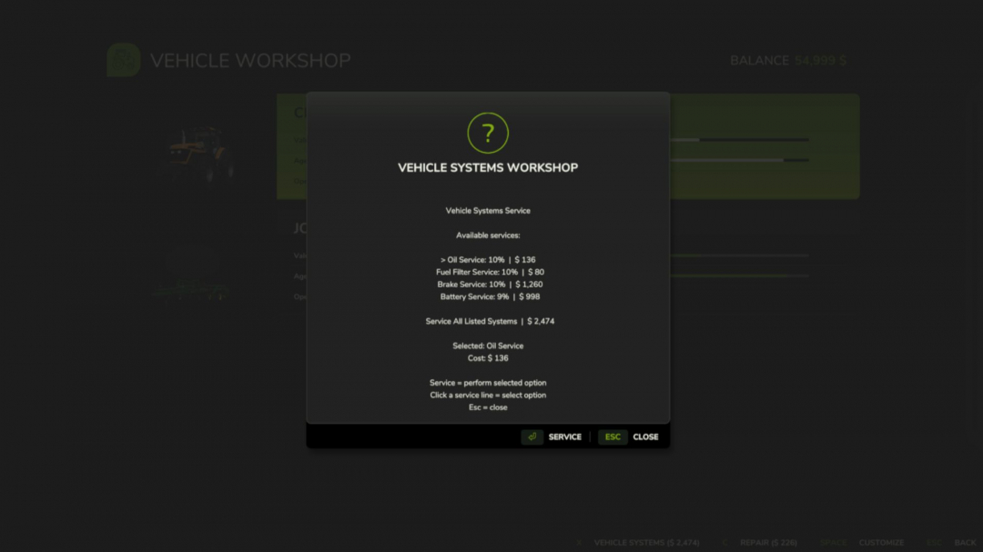 Vehicle Systems V1.0