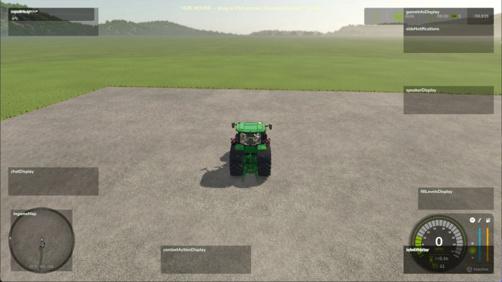 fs25-mods, HUD Mover v1.0